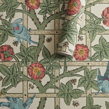 trellis sage-rose-wave