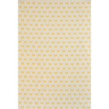 Ikat Heart Mustard w