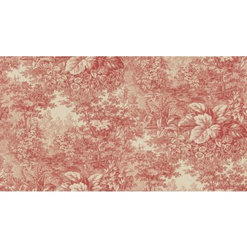 Forest Toile Red S10401 (kuvatapetti)