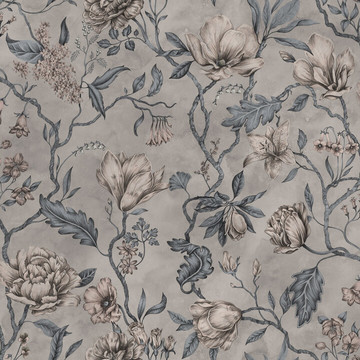Belinda Misty Blue 663-16 (kuvatapetti)