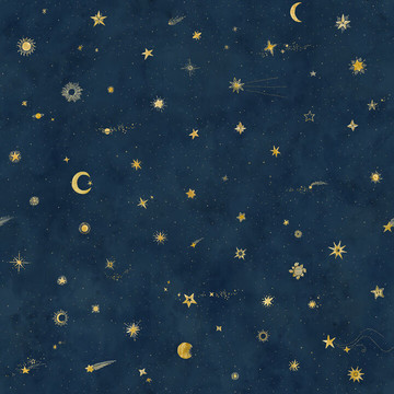 Starry Sky Petrol 659-96 (kuvatapetti)