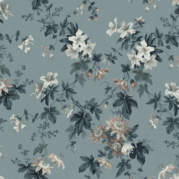 Sandra Misty Blue 651-26 (kuvatapetti)