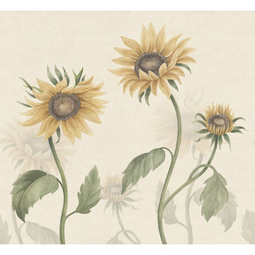 Sunflowers Yellow S10527 (kuvatapettti)